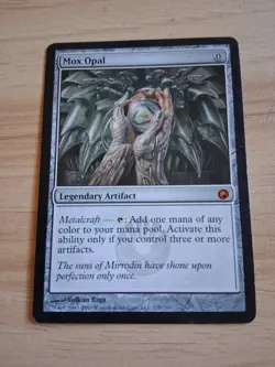 Magic The Gathering MTG Mox Opal Scars of Mirrodin Regular LP - Image 2