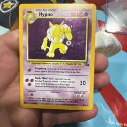 Pokemon Hypno Holo 8/62 Base Set WOTC 1999 MP+ Vintage Holographic Card - Image 1