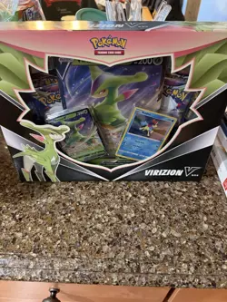 Pokemon Virizion V Box Foil Promo, Oversize Card, Booster, Code Card, 2022 - Image 1