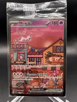 Mew EX 053 BLACK STAR PROMO SEALED SV 151 UPC HOLO NM Pokemon Card - Image 1