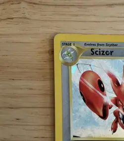 1995-2001 POKEMON CARD SCIZOR 10/75 RARE HOLO BASE SET 🔥🔥 SEE PICS, #S332 - Image 3