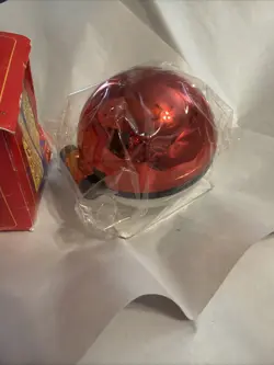 23K Gold Plated Poliwhirl Trading Card 1999 Burger King Pokemon Ball SEALED - Image 2