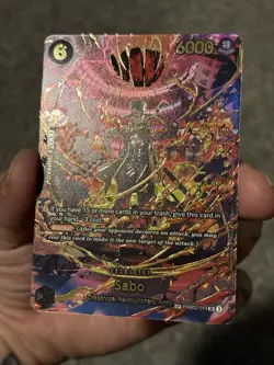 Bandai Sabo PRB02-014 Super Rare Foil Blocker Special One Piece CCG Card - Image 5