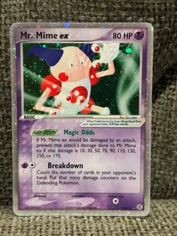 Mr. Mime ex 110/112 FireRed & LeafGreen Holo Vintage Pokemon Card - Image 1