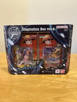 One Piece TCG Illustration Box Vol. 6 New Factory Sealed English Cards - Image 1