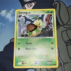 Pokemon (Holo) TURTWIG Card (POP SERIES-6) Set 17/17 Common Promo LP - Image 1