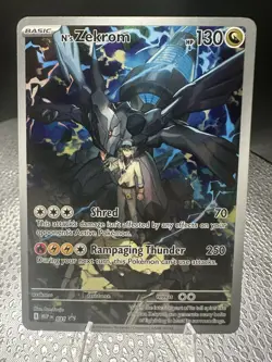 Pokemon TCG N's Zekrom 031 MEP Promo Full Art Dragon 130 HP Nintendo Card - Image 1