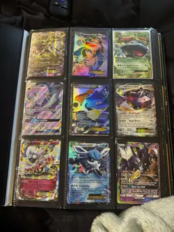 pokemon card binder with 200+ cards holo cards old cards and trainers - Image 2