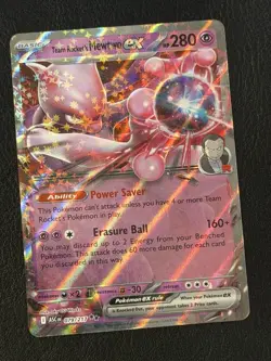 Team Rocket's Mewtwo ex 216 Sv: Scarlet & Violet Promo Cards Holo - Pokemon - Image 1