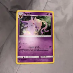 Espeon 89/214 Blister Exclusive Cosmos Holo NM Pokemon Card English - Image 1
