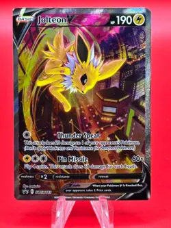 Jolteon V SWSH183 SWSH: Sword & Shield Promo Cards Holo LP - Image 1