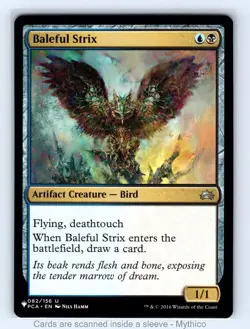 MTG Baleful Strix The List Reprints - NM - Image 1