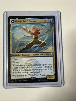 MTG Aang Swift Savior/Aang and La Ocean’s Fury Avatar The Last Airbender Regular - Image 1