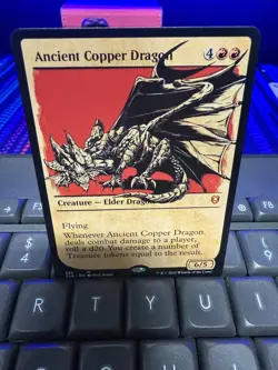 Ancient Copper Dragon (Showcase) Commander Legends: Battle for Baldur's Gate... - Image 1