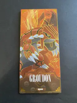 NON TCG Pokemon Elf Eif Origin Collection 3.0 Groudon Ticket Stub Long Card - Image 4