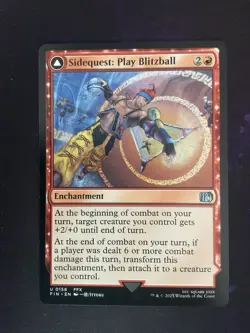MTG * Sidequest: Play Blitzball Final Fantasy * 1X * NM - Image 1