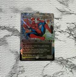 Spectacular Spider-Man Textured Foil #240 Marvel's Spider-Man NM MTG - Image 2