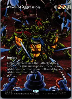 Waves of Aggression 13/-- Teenage Mutant Ninja Turtles Source Material Mythic - Image 1