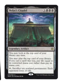 MTG Magic The Gathering Bolas’s Citadel 79/264 War Of The Spark Rare NM Regular - Image 1