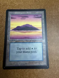 Island (A): 1993 Magic the Gathering - Limited Edition Beta Regular NM - Image 2