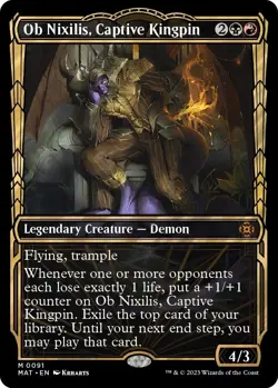 Ob Nixilis, Captive Kingpin (Showcase) [MAT - 91] - NM [Normal] TCG MTG - Image 1