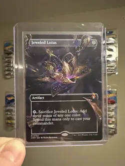 Mtg JEWELED LOTUS (BORDERLESS) Commander Masters Magic NM - Image 1