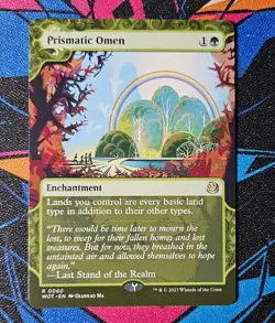 Prismatic Omen Enchanting Tales NM MTG Wilds Of Eldraine Unplayed Magic WOT 0060 - Image 1
