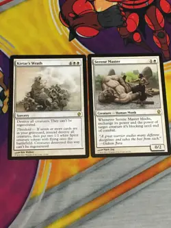 D1123 MAGIC GATHERING COMMANDER 2013 SERENE MASTER KIRTAR'S WRATH MP R MTG - Image 1