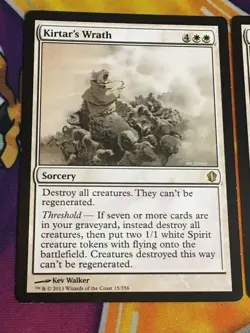 D1123 MAGIC GATHERING COMMANDER 2013 SERENE MASTER KIRTAR'S WRATH MP R MTG - Image 2