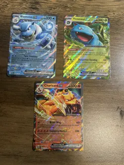 Pokemon 151 Charizard/Blastoise/Venusaur EX Lot - Image 2