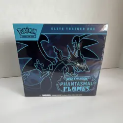 Pokemon TCG Mega Evolution Phantasmal Flames Elite Trainer Box EN Mega Charizard - Image 1