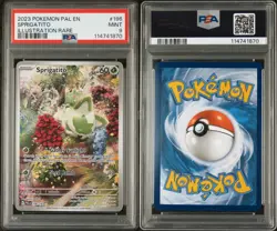 Pokemon TCG Sprigatito 196/193 Illustration Rare Paldea Evolved PSA 9 - Image 3