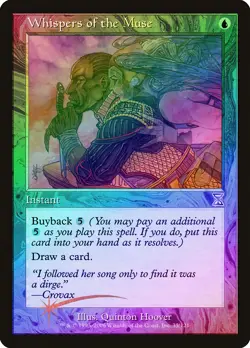 Whispers of the Muse FOIL Time Spiral - Timeshifted PLD Special CARD ABUGames - Image 1
