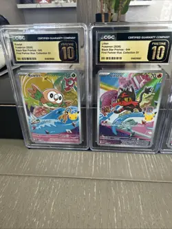 Pokemon TCG First Partner Set Rowlet / Litten / popplio Prestine 10 Set - Image 2