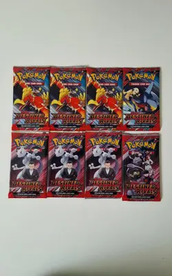 POKEMON TCG - Destined Rivals Booster Pack - SV10: (8) Booster Packs - Image 1