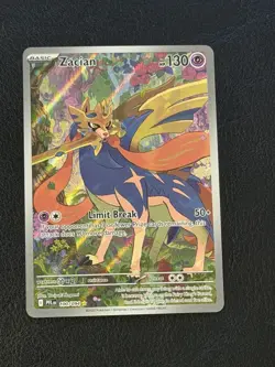 Zacian 100/094 Phantasmal Flames Illustration Rare Full Art Pokemon TCG MINT - Image 1