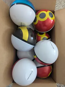 Set of 13- Pokemon TCG Pokeball Tins *EMPTY* Display Assorted Tins - NO PACKS* - Image 1