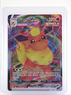 FLAREON VMAX 2021 POKEMON SWSH EVOLVING SKIES ULTRA RARE A 018/203 Q2045 - Image 1