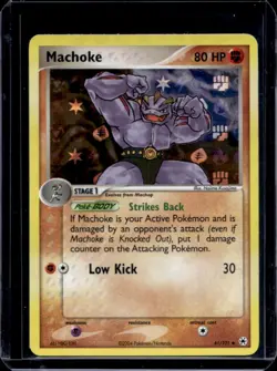 2004 Pokemon EX Hidden Legends Machoke Holo #41/101 - Image 1