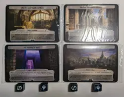 MTG Dr Doctor Who Planechase Cards Complete Set and 4 Planar Die - Image 1