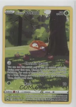 Full Art - Hisuian Voltorb Pokemon Sword & Shield Crown Zenith Galarian Gallery - Image 1