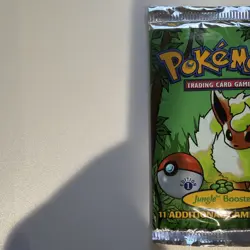 Pokemon 1999 Jungle 1st Edition Booster Pack Flareon Vintage WOTC Sealed - Image 2
