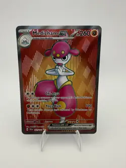 Pokemon TCG Medicham EX Holo Ultra Rare Card Stellar Crown 161/142 - Image 1