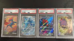 Pokemon PSA Slab Lot (4) Battle Partners Japanese – 2 PSA 10 + N’s Zoroark SR - Image 1