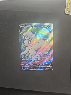 Alolan Vulpix V (Full Art) NM-MT Silver Tempest 173/195 Pokemon TCG - Image 1