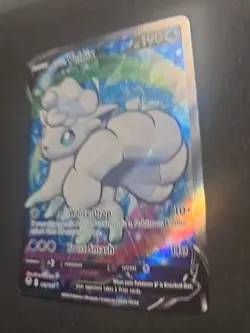 Alolan Vulpix V (Full Art) NM-MT Silver Tempest 173/195 Pokemon TCG - Image 3