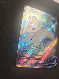 Alolan Vulpix V (Full Art) NM-MT Silver Tempest 173/195 Pokemon TCG - Image 5
