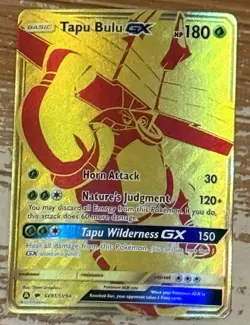 2019 Pokemon Hidden Fates Tapu Bulu GX SV91/SV94 - Image 1