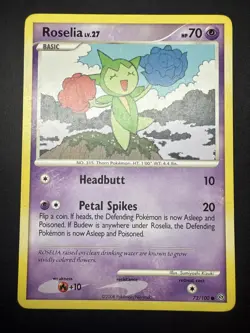Pokemon Roselia 72/100 SF Stormfront LP - Image 1