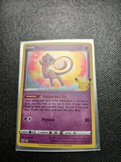 Pokemon TCG Mew 011/025 Celebrations 25th Anniversary Holo Rare NM - Image 4